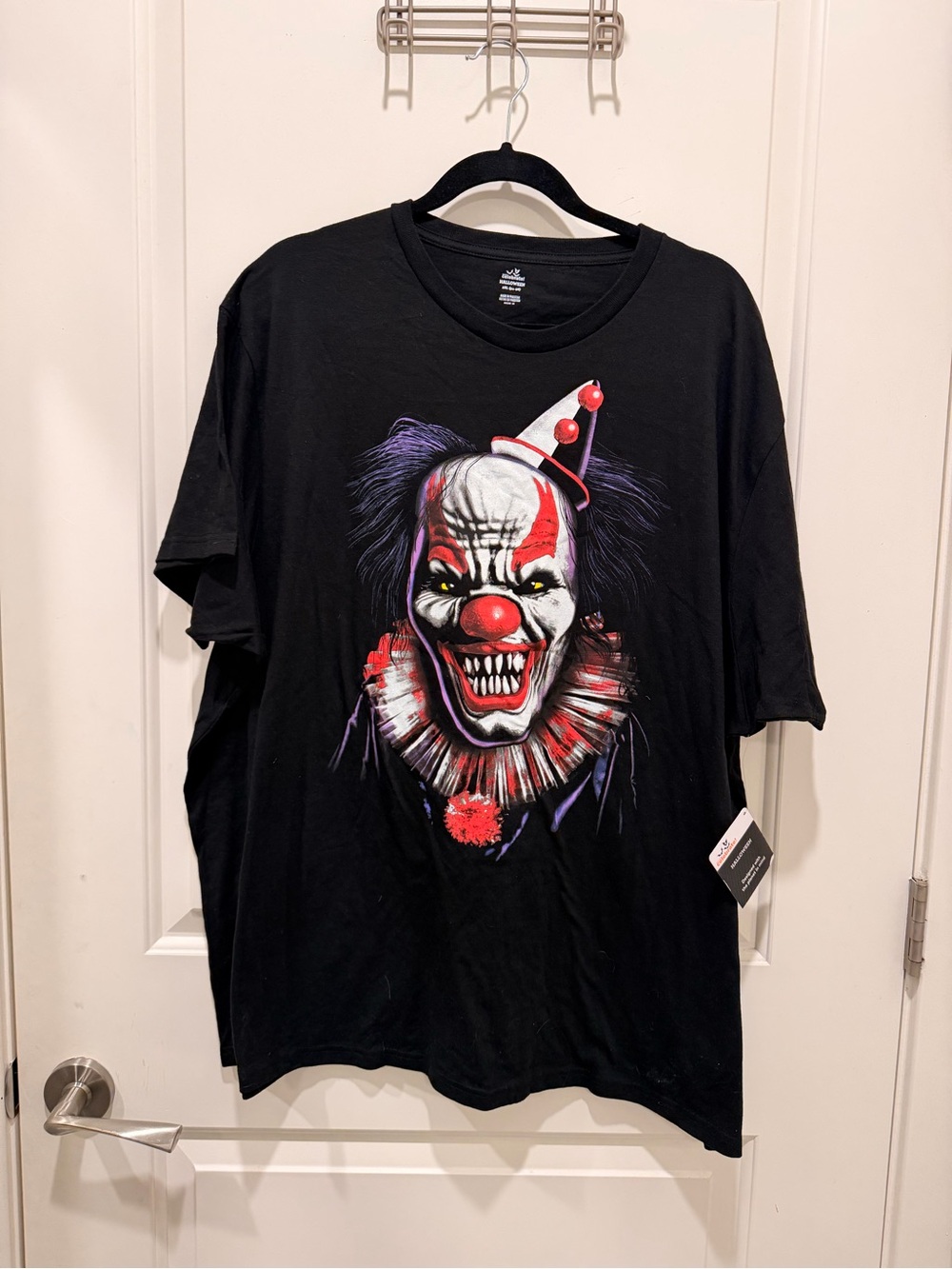 Way to Celebrate Halloween Scary Clown Graphic T-Shirt
Size 3XL (54-56) Black